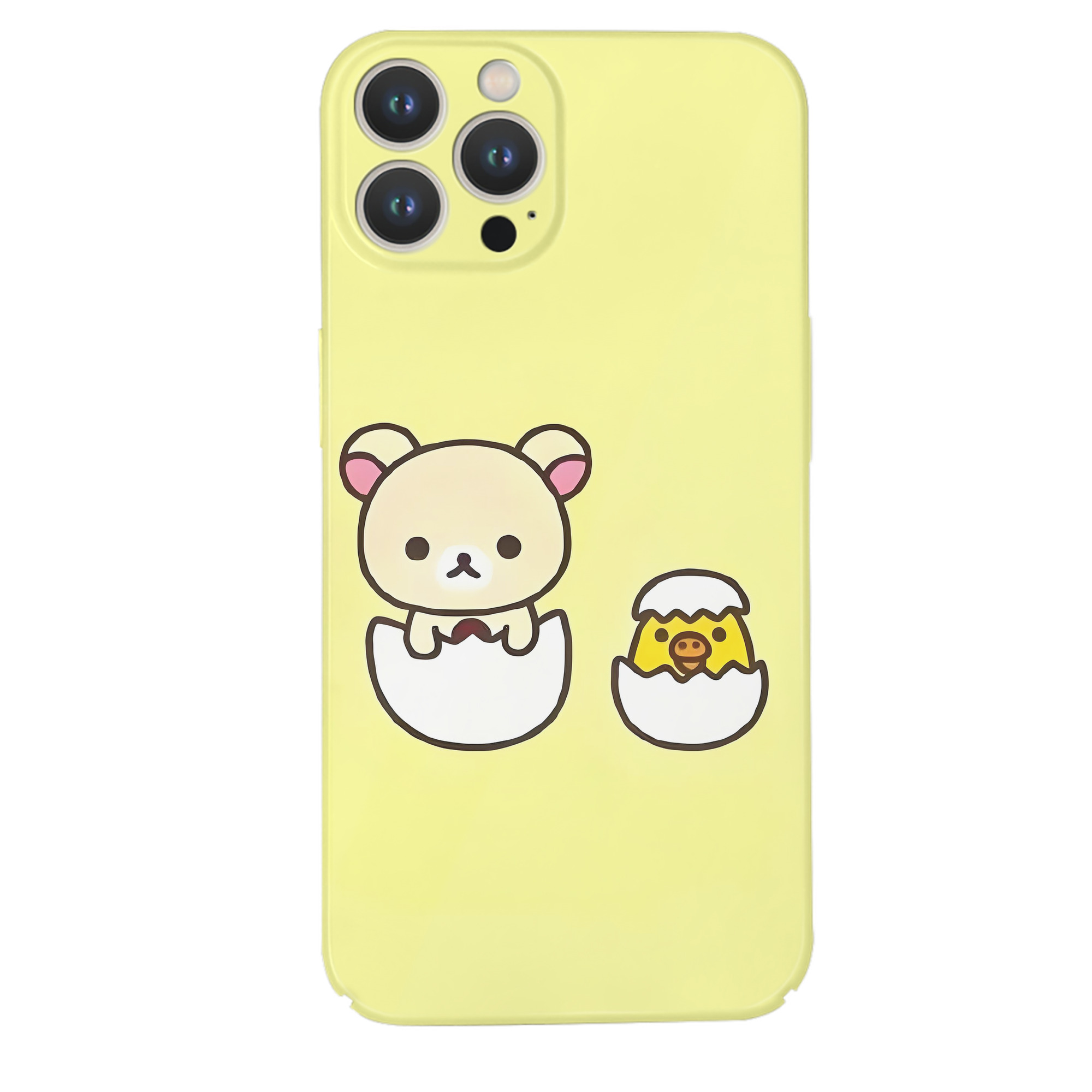 （画像用） リラックマ リラックマ キイロイトリ Rilakkuma Korilakkuma Kiiroitori 【iPhone 14シリーズ対応】ハードケース